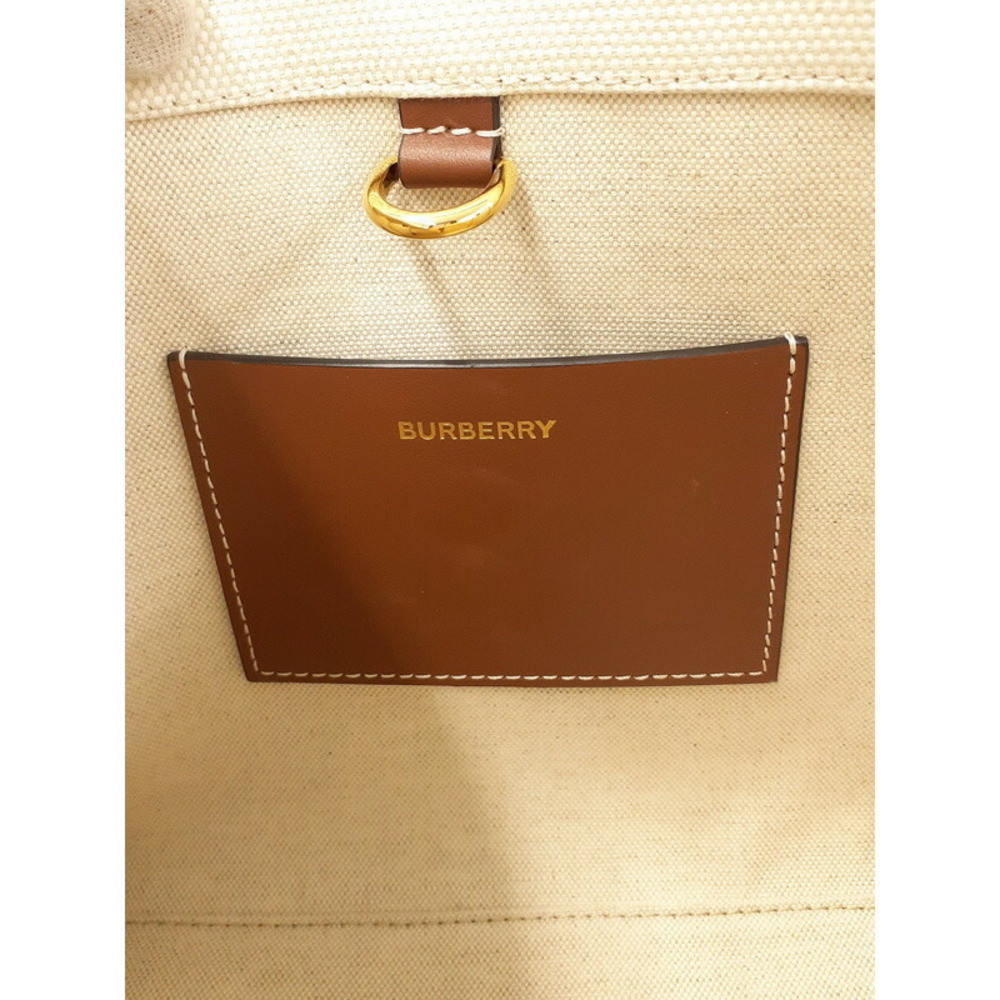 Burberry Two Tone Canvas Leather Freya Bag - Picture 6 of 9